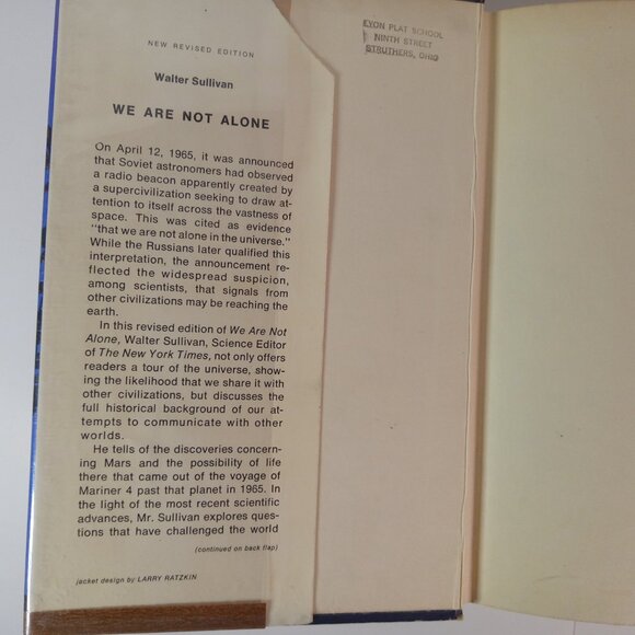 We are Not Alone by Walter Sullivan (1966 Ex Libris - Picture 7 of 8